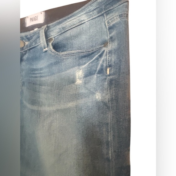 EUC PAIGE Jimmy Jimmy Crop Jeans in Whitley Size 26 waist 36 - Picture 3 of 9